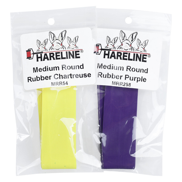 Hareline Medium Round Rubber