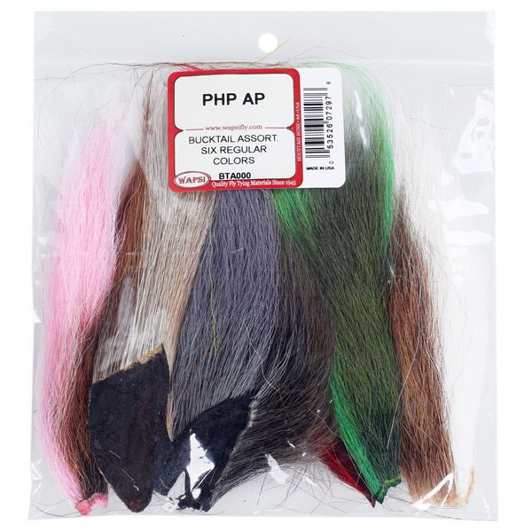 Wapsi Bucktail Assorted – poils de queue de cerf