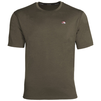 T-shirt en mérinos Taimen Ider - Olive