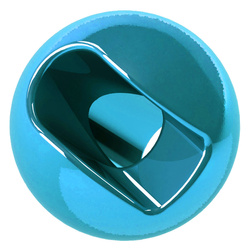 Perles en tungstène FFGene Tungsten Anodized Slotted Beads