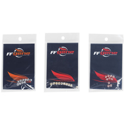 Perles en tungstène FFGene Tungsten Slotted Beads Gold Bulk (100)