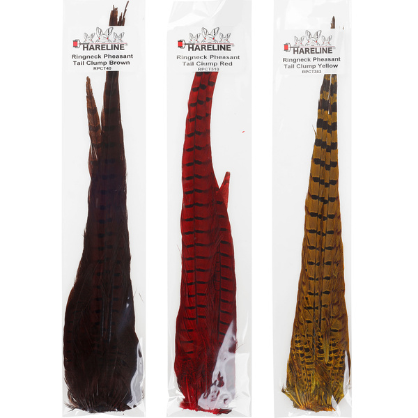 Hareline Touffe teinte de fibres de queue de faisan de Colchide