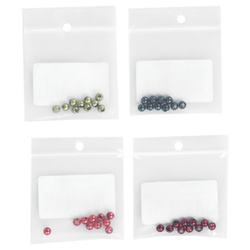 Perles en tungstène FFGene Tungsten Anodized Slotted Beads