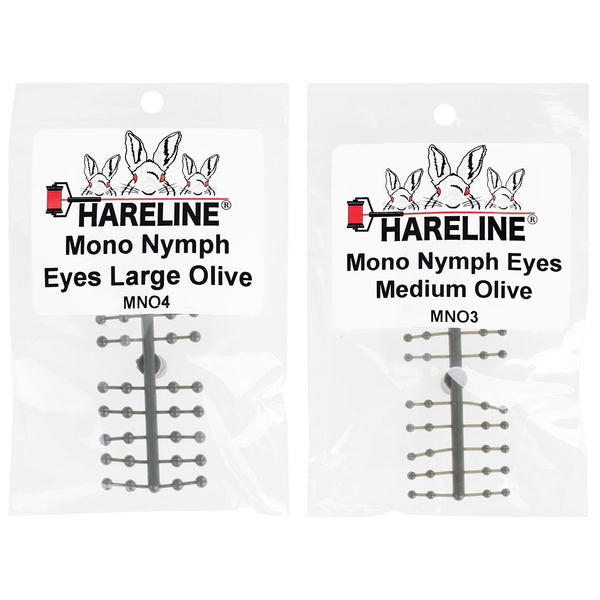 Yeux pour montage de mouches Hareline Mono Nymph