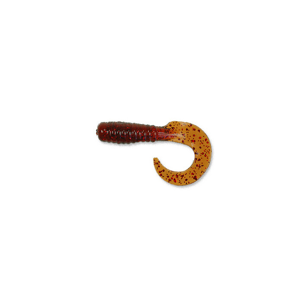 7.6 cm Bass Pro Squirmin Grub with Heavy Salt (25