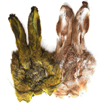 Hareline Masque entier de lièvre teint, grade n°1