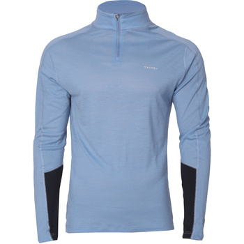 T-shirt à manches longues Taimen Tumnin en laine mérinos - Ocean Blue