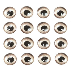 Yeux en époxy 3D pour montage de mouches Sybai Real