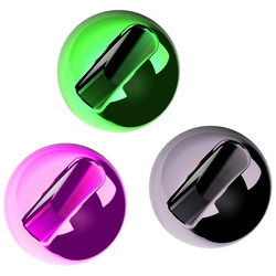 Perles en tungstène FFGene Tungsten Slotted Bright Beads-2