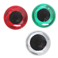 Yeux prismatiques 3D pour montage de mouches FFGene
