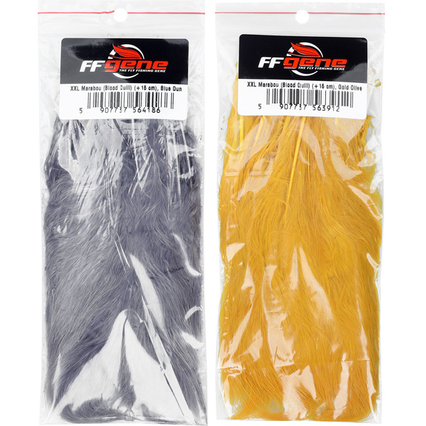 FFGene – plumes de marabout XXL Blood Quill (+15 cm)