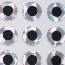 Yeux adhésifs pour montage de mouches Hareline