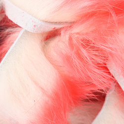 Lanières de peau de lapin Flesh Two Tone coupées transversalement au poil Hareline