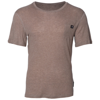T-shirt à manches courtes en mélange de laine mérinos Taimen Zeya Fresh Merino - Desert Tan