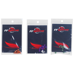 Perles en tungstène FFGene Tungsten Slotted Bright Beads-4