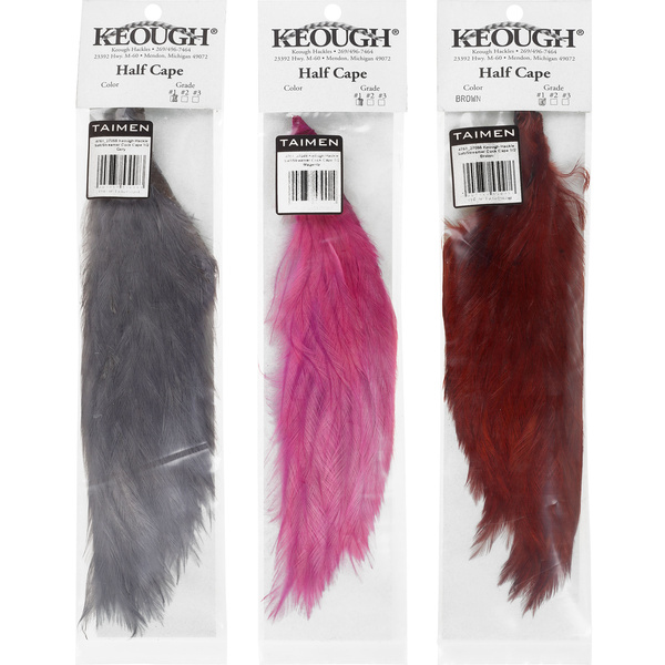Keough Hackle Saltwater/Streamer Cock Cape 1/2
