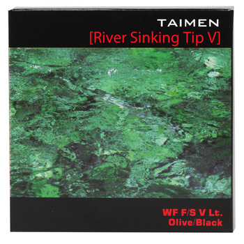 Soie de mouche à pointe plongeante Taimen River V WF-F/S5 Olive/Black