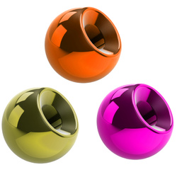 Perles en tungstène FFGene Regular Tungsten Beads Metallic-4