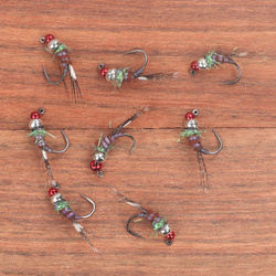 Double T.B. Vinyl Rib Peacock Jig