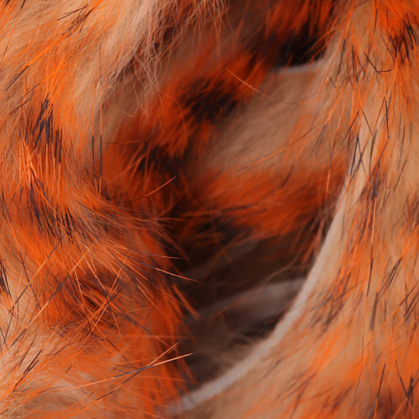Hareline Bandes zonker de lapin Magnum Tiger Barred